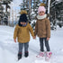 Trend New Winter Children Boy Girl Crochet Artificial Pompom Hat Knitted Toddler Kids Caps With Pompon Baby Beanie For Girls and Boys