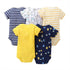 5PCS/SET Baby Bodysuit Newborn Clothes Short Sleeve Cotton Unisex Body Clothing Pajams for Kids