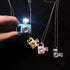 Interesting Flash Camera Necklaces Music Pendant Luminous Necklace Retro Small Camera Necklace With Flash For  Men and Women