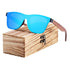 Polarized Black Walnut Wood Sunglasses Men Square Women Sun Glasses UV400 Oculos Gafas Oculos de sol masculino