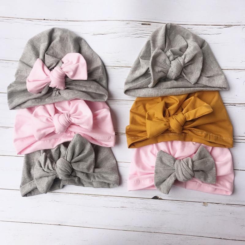 Elegant Flower Baby Hat Toddler Turban Head wraps Kids Bonnet Hat Newborn Baby Hat For Baby Girls