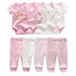 Solid Bodysuits Pants Baby Boy Clothes Clothing Sets 0-12M  Unisex Newborn Baby Pajamas Romper Jumpsuit For Boys and Girls Kids