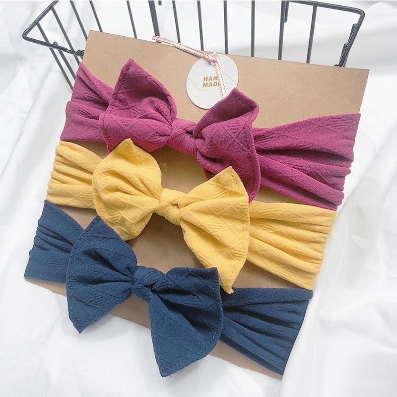 Baby Headbands For Newborn Hair Band Cute Baby Bow Flower Elastic Bow Headwear Kids Gifts Girl Hair Accessories