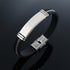 Stainless Steel Bracelet Men Wrist Band Black Grooved Rudder Silicone Mesh Link Insert Punk Wristband Stylish Casual Bangle Cool Gift