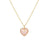 New Romantic Amazing Sweet Cute Colorful Heart Shape Pendant Elegant Link Chain Necklaces Luxury For Women And Girls Wedding Engagement Accessories Jewelry