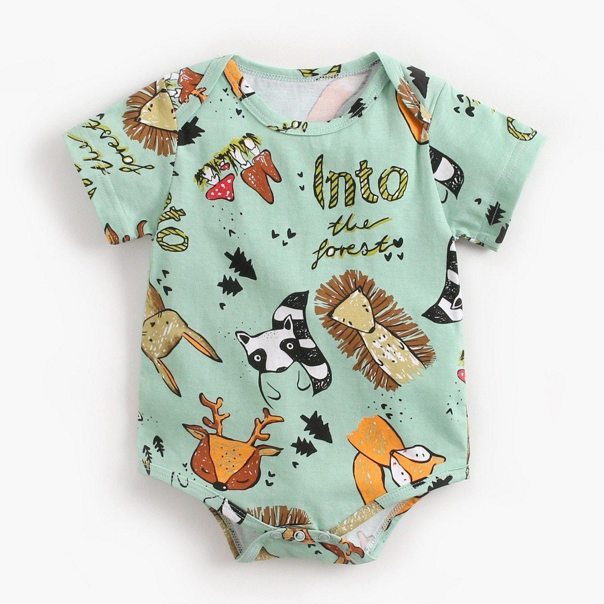 Newborn Colorful Summer Baby Bodysuit Romper For Children Clothing Fashion for Girls and Boys Clothes