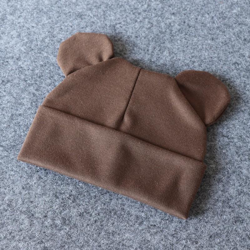 Baby Cap With Ears Cotton Warm Newborn Accessories Baby Hat For Kids Infant Toddler Beanie Cap