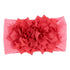 Cute 1PCS Baby Girls Lotus Flower Nylon Headband Knot Elastic Newborn Toddler Headwraps Kids Hair Accessories Gifts