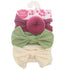 Fashion Baby Nylon Bow Headband Newborn Bowknot Round Ball Head wrap Flower Turban Girls Hair Bands Bow For Kids