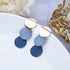 New Korean Luxury Acrylic Heart Epic Earrings Minimalist Drop Elegant Earrings Jewerly For Women