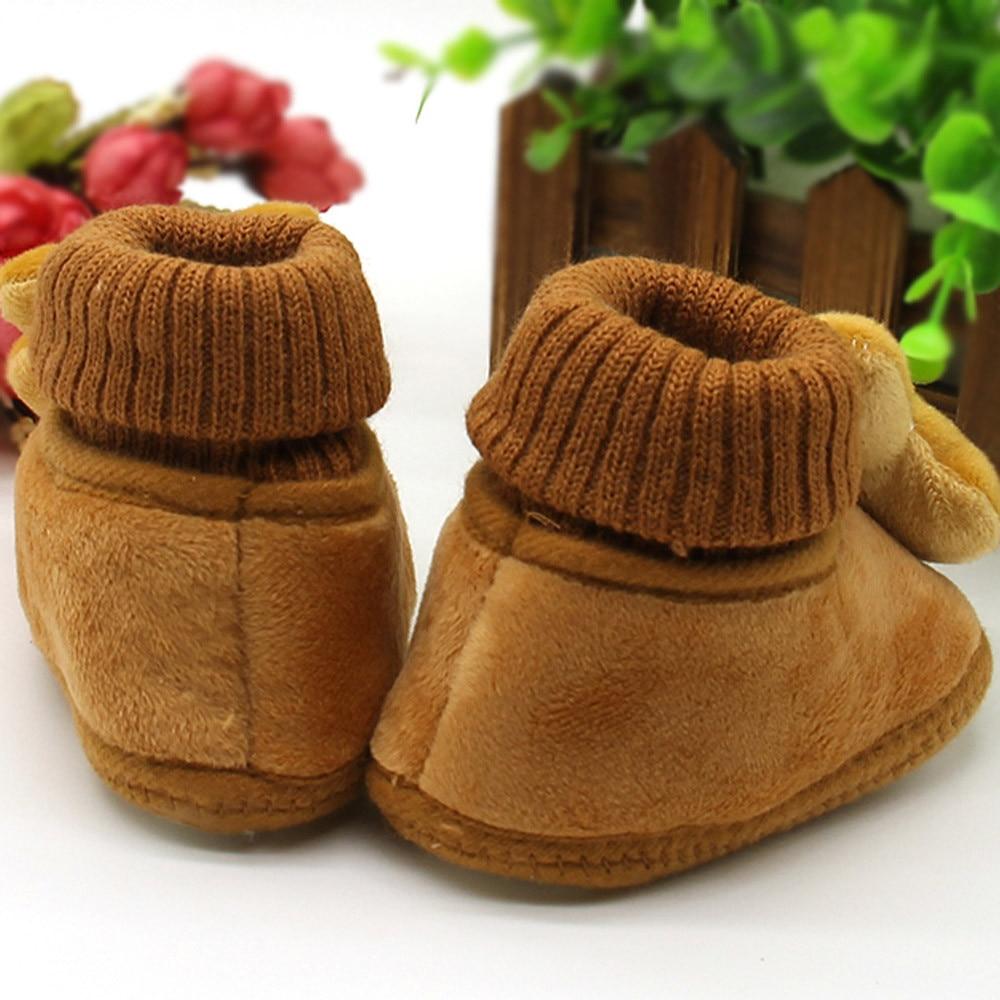 Newborn Baby Shoes Non-slip Crib First Walker Soft Material Comfortable Winter Boots Baby Autumn Shoes