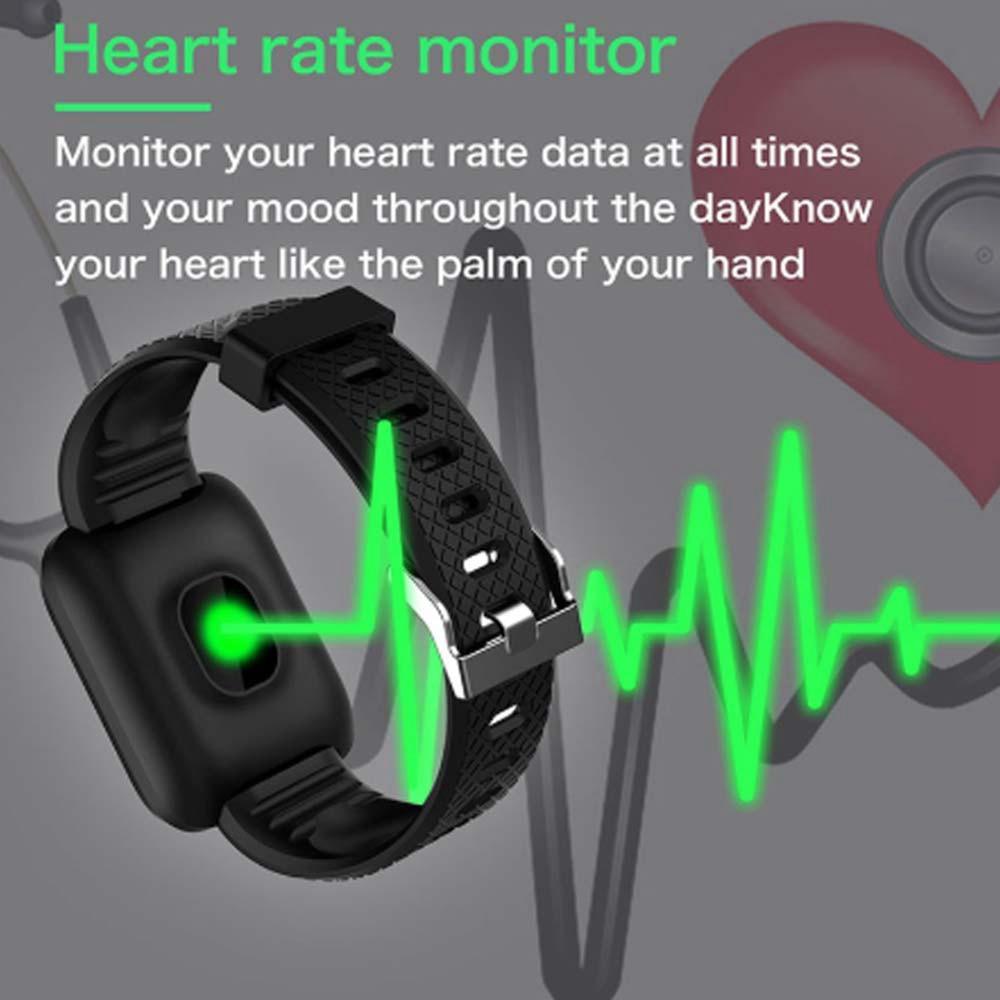 STEVVEX Smart Watch With Heart Rate Smart Monitor Wristband Sports Watches Smart Band Waterproof Smartwatch for Android iOS