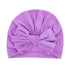 Modern Luxury Baby Girl Lovely Soft Winter Big Bow Turban Bonnet Cotton Caps For Girls Baby