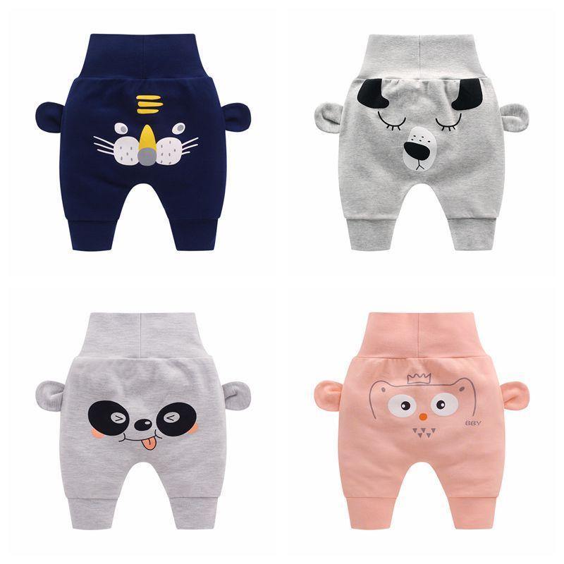 New Baby Fashion Long Pants Cartoon Animal Printing Baby Trousers Kid Wear Baby Pants  For Kids