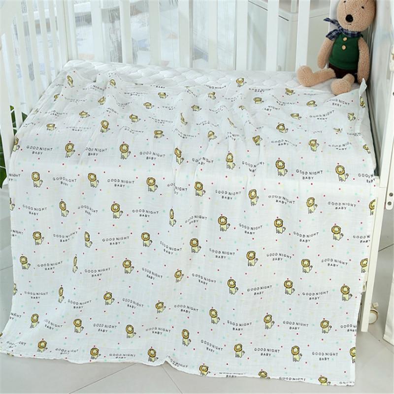 Muslin 100% Cotton Baby Swaddles Soft Newborn Blankets Bath Gauze Infant Wrap Sleep sack Stroller .