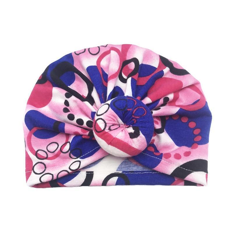 Infant Baby Headbands Solid Cotton Knot Turban Headband For Girls  Beanie Hat Headwear For Girls