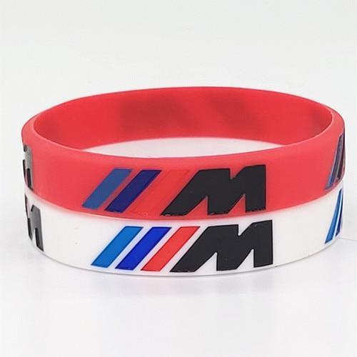 Hologram Bracelet ///M Sport M Power Black White Silicone Wristband Bangle for Auto Club Fans M3 M5 M6 3/5/7 Series