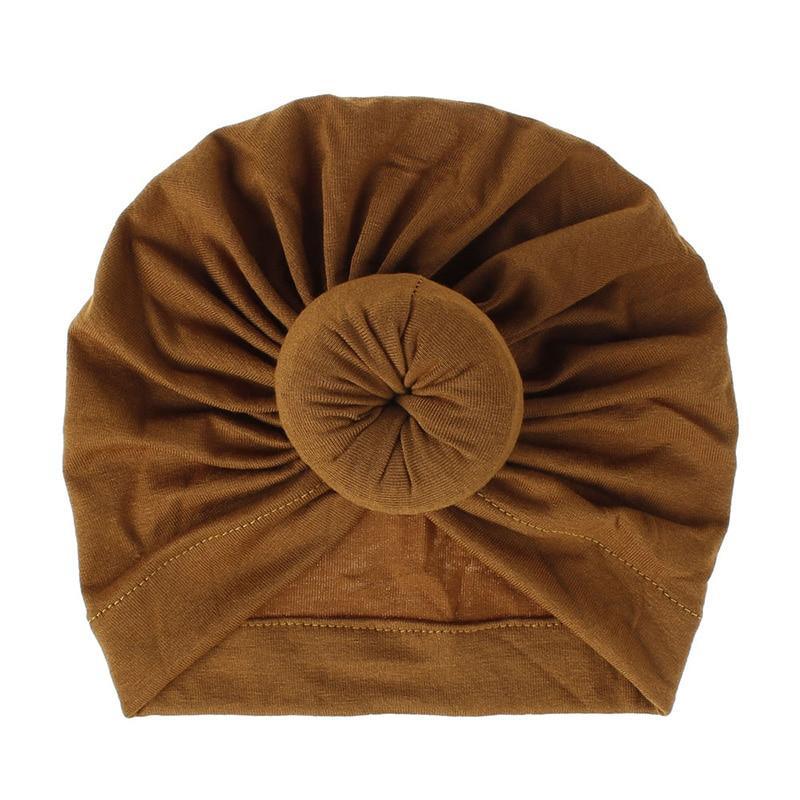 Trend New Mother & Baby Hat Soft Cotton Turban Hat Baby Elastic Toddler Infant Cap For Girls and Women