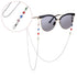 Crystal Glasses Neck Strap Chain Acrylic Crystal Black Beads Eyeglasses Necklace Metal Sunglasses Cord