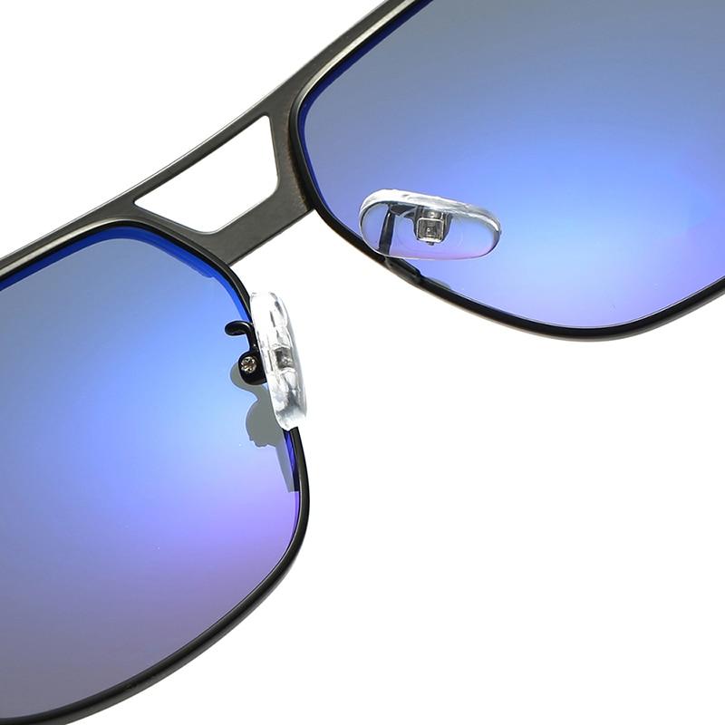 Luxury  High Quality Polarized Sunglasses Metal Frame Sunglasses For Men In Business Retro Modern Style With UV400 Protection