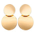 New Luxury Elegant Geometric Shell Dangle Earrings For Women In Round Small Drop Design