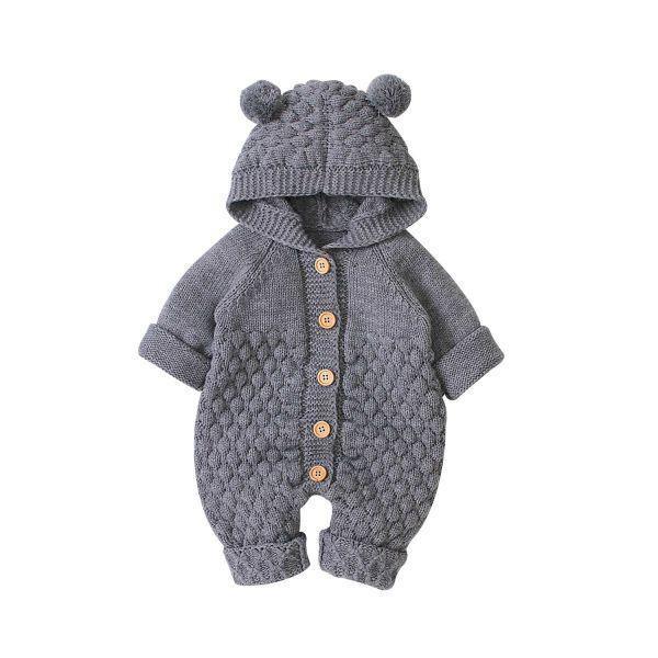 Handmade Modern Luxury Christmas Baby Rompers Newborn Rabbit Baby Jumpsuit Overall Long Sleeve  Baby Boys Clothes