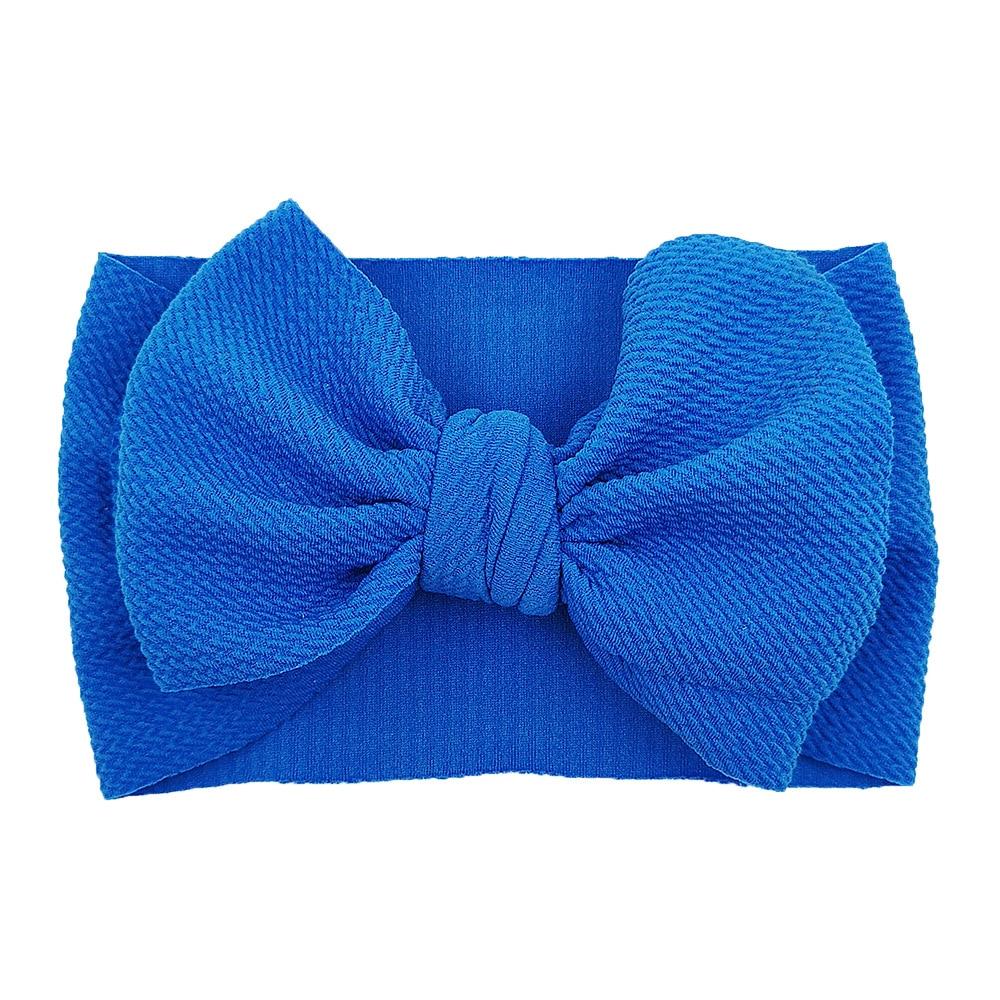 Baby Girls Headband Toddler Big Bow Hairband Cute Solid Stretch Turban For Baby Girls In Modern New Style