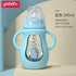 Modern Glass Baby Bottle Straw Drop-resistant Water Drink Bottles for Baby Milk Bottle for a Child