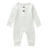 Infant Baby Boy And Girl clothes One-Piece Knitted Solid Long Sleeve Romper Jumpsuit In Classic Deisgn