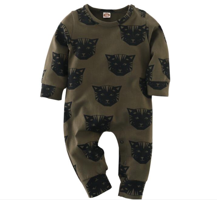 Baby Boy Rompers Long Sleeve Deer Head Infant Newborn Jumpsuit Outfits For Girls and Boys Pajamas