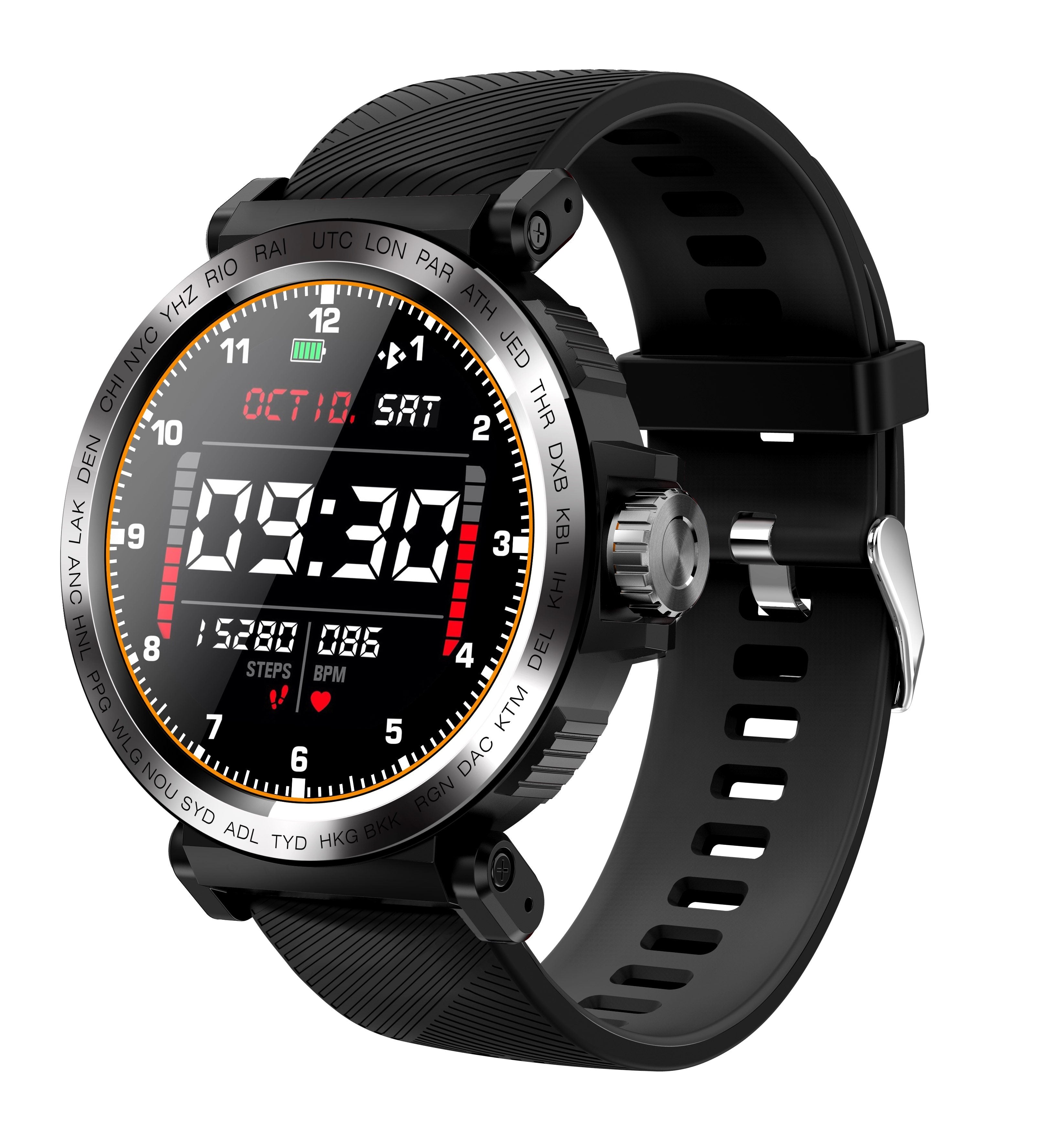 Sport IP68 Waterproof Smart Watch Screen Touch Men Clock Women Fitness Tracker Smartwatch for IOS and Android For Men and Women