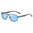 Business Luxury Brand NEW Fashion Polarized Elegant Sunglasses for Men Wuth UV400 Polarized Square Metal Frame Sunglasses