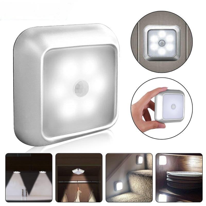 STEVVEX Wireless LED Pair Lamps with Motion sensor night lights lamp bedroom water closet Cabinet Corridor  Stairwell  Entrance battery lights