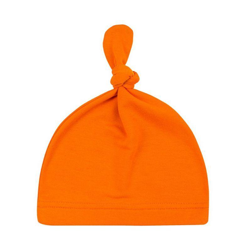 Baby Knot Cotton Hat Spring Autumn Toddler Beanies Cap Winter Warm Solid Color Children Hat