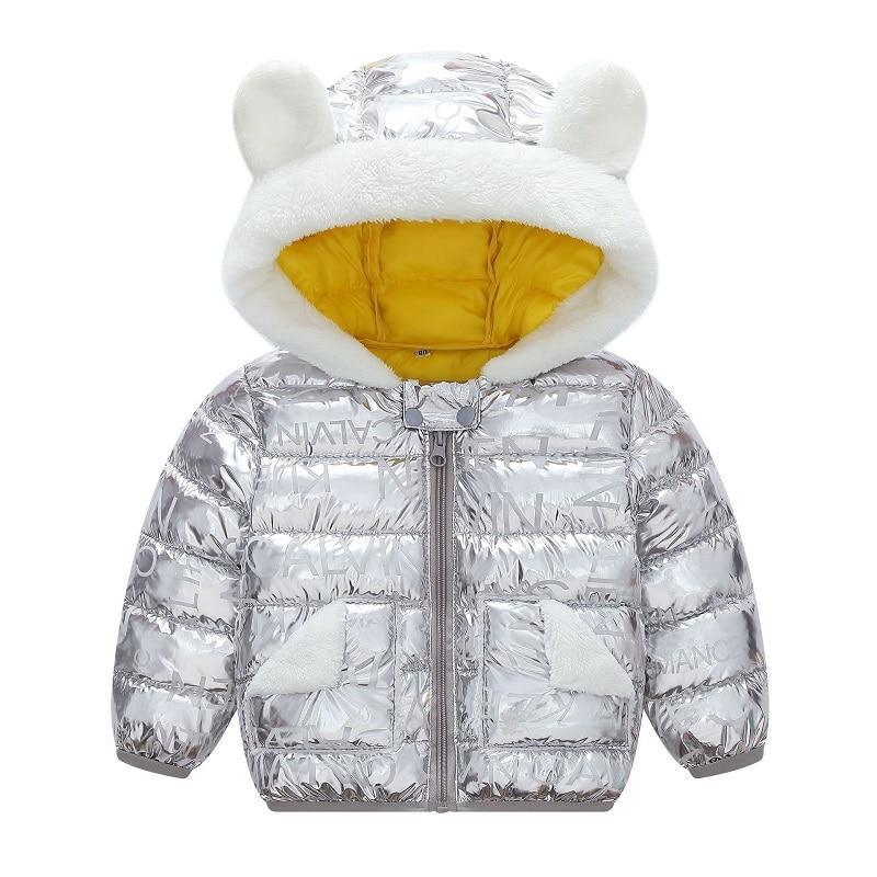 Shiny Modern Luxury Speciall Designed Winter Outerwear Hooded Coat & Jacket Winter Fashion Kids clothing Models For  Babies and Girls 3-24 Months