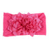 Cute 1PCS Baby Girls Lotus Flower Nylon Headband Knot Elastic Newborn Toddler Headwraps Kids Hair Accessories Gifts