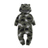 Modern Popular Fashion Newborn One Piece Fleece Hooded Jumpsuit Long Sleeved Baby Body suits Romper For Girls and Boys Kids