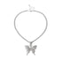 Luxury Elegant Diamond Shiny New Trend  Style Butterfly Pendant Necklace Luxury Rhinestone Chain For Modern Women Bling Tennis Chain Crystal Choker Cool Necklace Women Jewelry Design