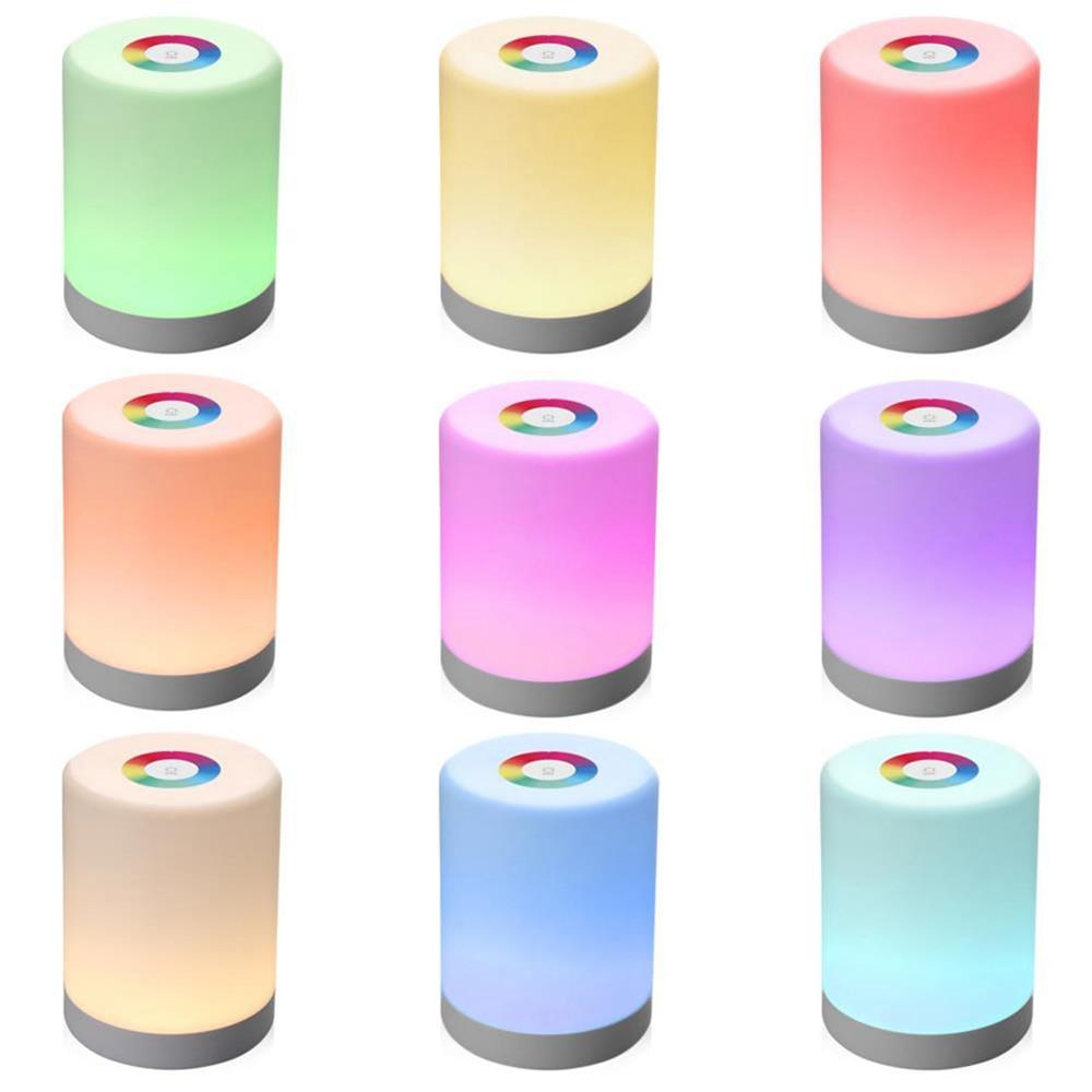 Smart USB Bedside LED Table Lamp Friendship Creative Bed Desk Light for Baby Bedroom Bedside Lamps Night Light Xmas Gift