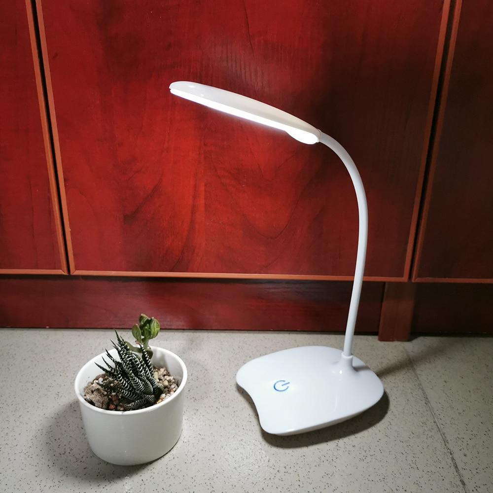 STEVVEX Reading Table Lamp LED Stand Desk Lamp With Rechargeable Battery Levels Brightness Study Reading Desk Lamp For Student Office