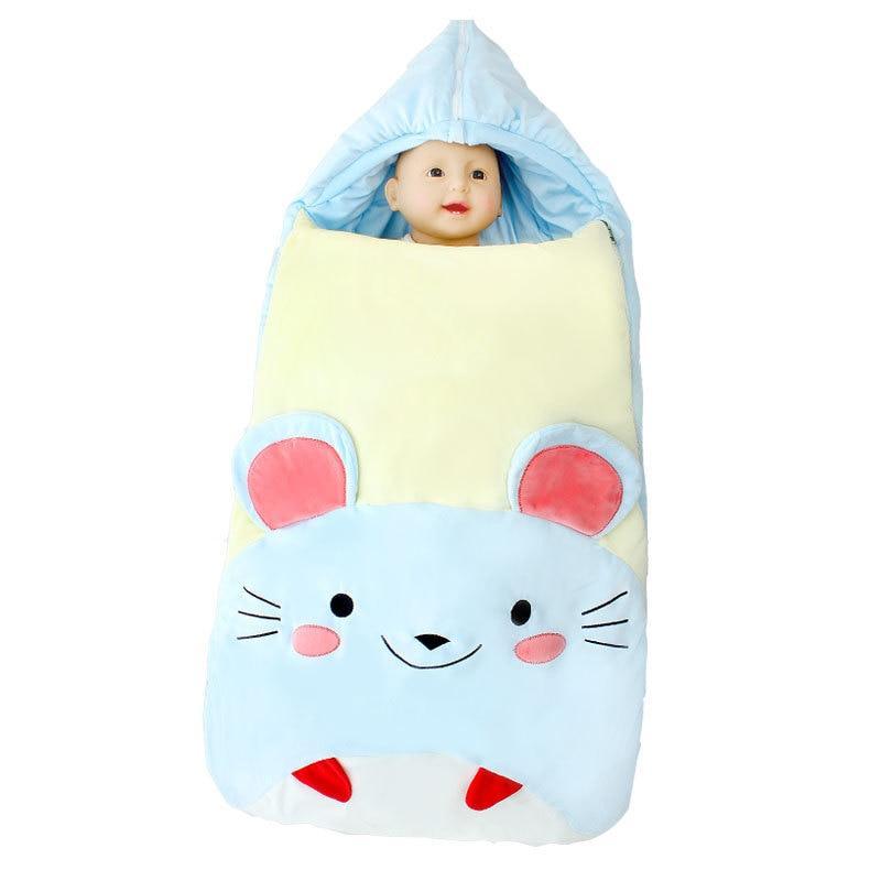 Newborn Sleeping Bag Baby Stroller Swaddle Wrap Blankets Warm Infant Sleep Sack Envelope blanket