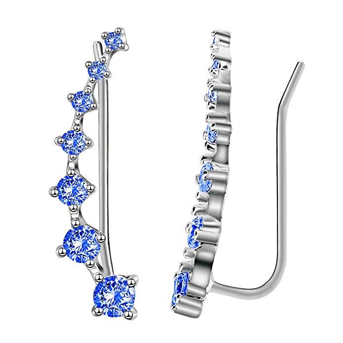 Epic High Quality Super Luxury Shiny Zircon 925 Sterling Silver Great Earring for Women Jewelry