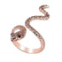 Fashion Retro Exaggerated Spirit Snake Ring Personality Punk Wind Snake-Shaped Nightclub Style  Ring For Women and Girs Student Trend Jewelry Design