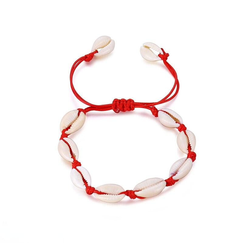 Handmade Luxury Shell Conch Rope Anklets For Women Delicate Shell Barefoot Bracelet ankle Jewelry For Legs Or Hands