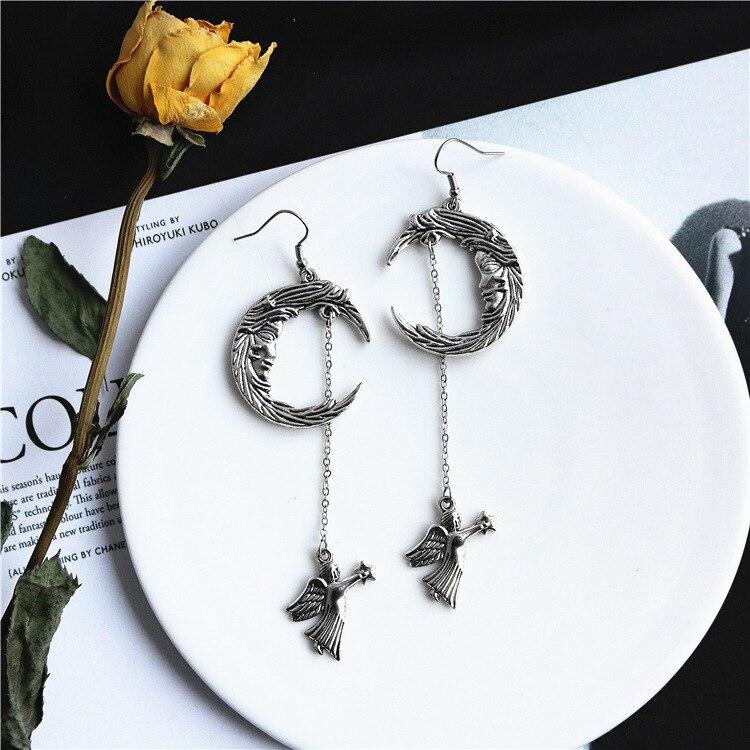 Luxury Punk Sliver Drop Earrings With Creativity Jewelry Accessories For Women In Simple Fashion Design