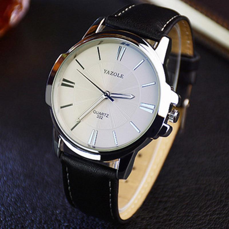 New Classic Men Watch Waterproof  Leather Belt  Luxury Business Style Excellent Design Perfect Gift