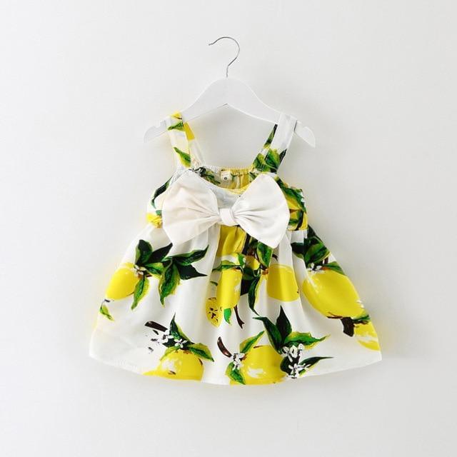 Children's Wear Dress Girls  Dresses For Party and Wedding with 100% Cotton Striped Lapel Fly Sleeves