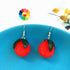 Unique Resin Stereo Lemon Orange Earrings With Long Pendant Fashion Summer Fruit Jewelry Designs For Girls And Teenagers