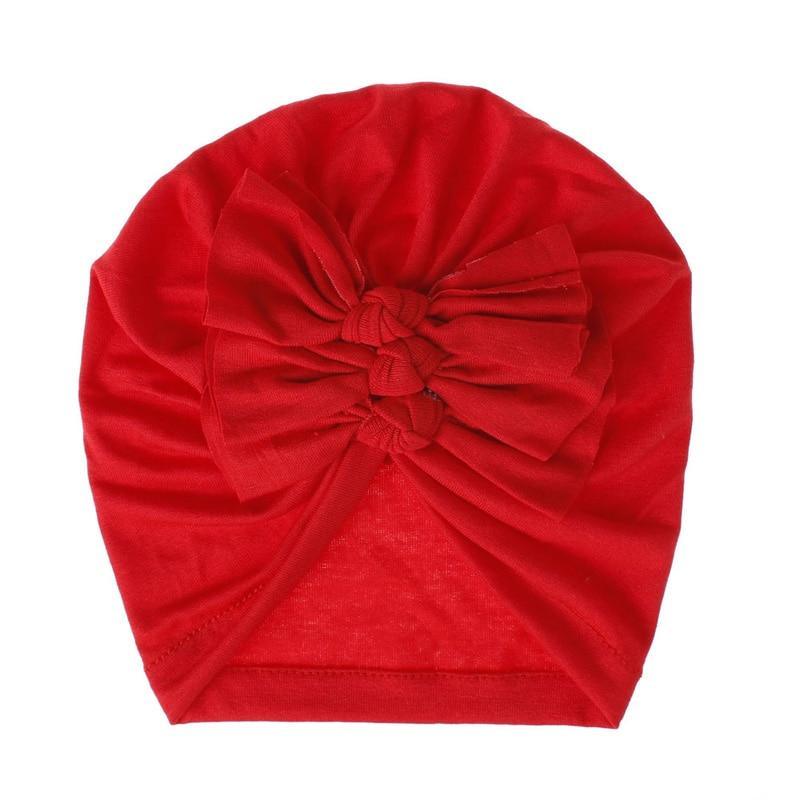 Modern Turban Baby Girls Bow Turban Hats Cotton Kids Beanie Children Hats Accessories For Girls Baby