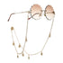 Luxury Reading Glasses Chain For Women Metal Sunglasses Casual Pearl Beaded Eyeglass Chain for Glasses